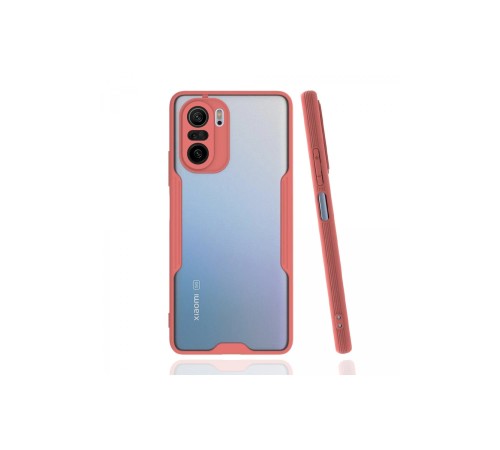 Xiaomi Poco F3 Kılıf Platin Silikon - Pembe Xiaomi Poco F3 Kılıf Platin Silikon - Pembe