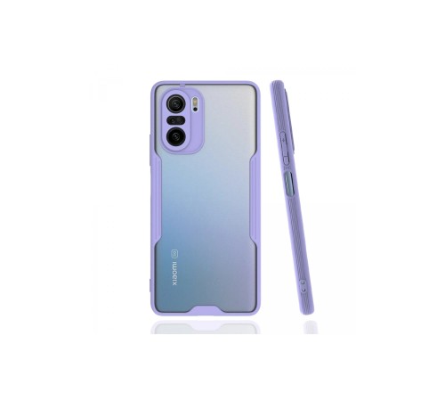 Xiaomi Poco F3 Kılıf Platin Silikon - Lila Xiaomi Poco F3 Kılıf Platin Silikon - Lila