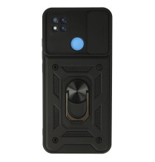 Xiaomi Redmi 9C Kılıf Pars Lens Yüzüklü Silikon - Siyah