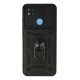 Xiaomi Redmi 9C Kılıf Pars Lens Yüzüklü Silikon - Siyah
