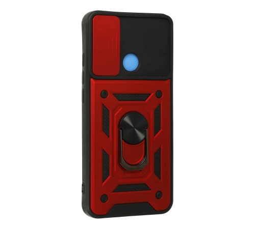 Xiaomi Redmi 9C Kılıf Pars Lens Yüzüklü Silikon - Kırmızı Xiaomi Redmi 9C Kılıf Pars Lens Yüzüklü Silikon - Kırmızı