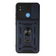 Xiaomi Redmi 9C Kılıf Pars Lens Yüzüklü Silikon - Lacivert