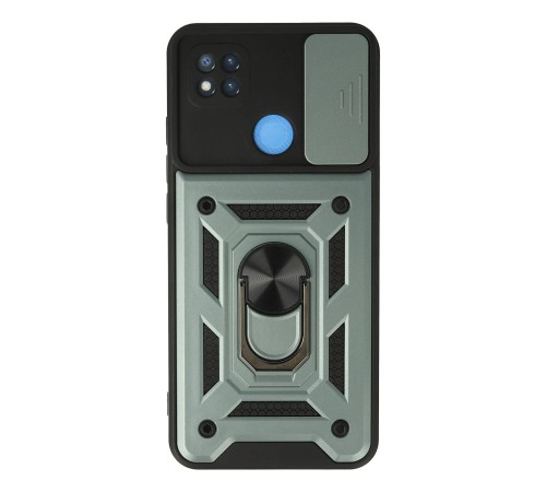 Xiaomi Redmi 9C Kılıf Pars Lens Yüzüklü Silikon - Yeşil Xiaomi Redmi 9C Kılıf Pars Lens Yüzüklü Silikon - Yeşil