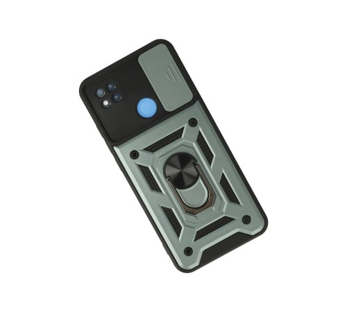 Xiaomi Redmi 9C Kılıf Pars Lens Yüzüklü Silikon - Yeşil Xiaomi Redmi 9C Kılıf Pars Lens Yüzüklü Silikon - Yeşil