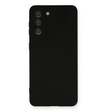 Samsung Galaxy S21 FE Kılıf Nano içi Kadife Silikon - Siyah