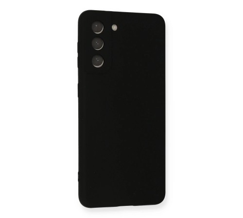 Samsung Galaxy S21 FE Kılıf Nano içi Kadife Silikon - Siyah Samsung Galaxy S21 FE Kılıf Nano içi Kadife Silikon - Siyah
