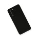 Samsung Galaxy S21 FE Kılıf Nano içi Kadife Silikon - Siyah