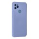 General Mobile GM 21 Kılıf Nano içi Kadife Silikon - Lila