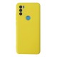 General Mobile GM 21 Plus Kılıf Nano içi Kadife Silikon - Sarı