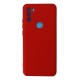 General Mobile GM 21 Plus Kılıf Nano içi Kadife Silikon - Kırmızı