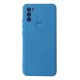 General Mobile GM 21 Plus Kılıf Nano içi Kadife Silikon - Mavi