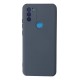 General Mobile GM 21 Plus Kılıf Nano içi Kadife Silikon - Gri