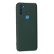 General Mobile GM 21 Plus Kılıf Nano içi Kadife Silikon - Koyu Yeşil