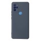 General Mobile GM 21 Pro Kılıf Nano içi Kadife Silikon - Gri