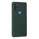 General Mobile GM 21 Pro Kılıf Nano içi Kadife Silikon - Koyu Yeşil
