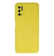 Xiaomi Redmi Note 10 5G Kılıf Nano içi Kadife Silikon - Sarı