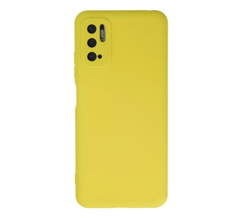 Xiaomi Redmi Note 10 5G Kılıf Nano içi Kadife Silikon - Sarı