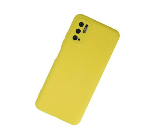 Xiaomi Redmi Note 10 5G Kılıf Nano içi Kadife Silikon - Sarı
