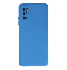 Xiaomi Redmi Note 10 5G Kılıf Nano içi Kadife Silikon - Mavi
