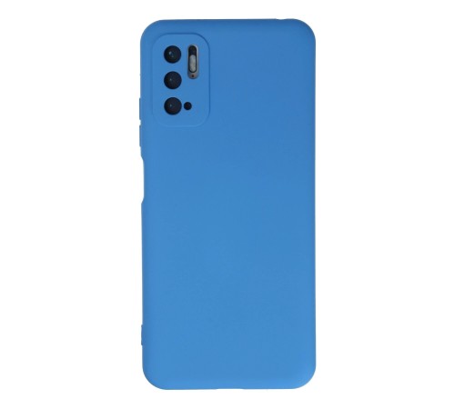 Xiaomi Redmi Note 10 5G Kılıf Nano içi Kadife Silikon - Mavi