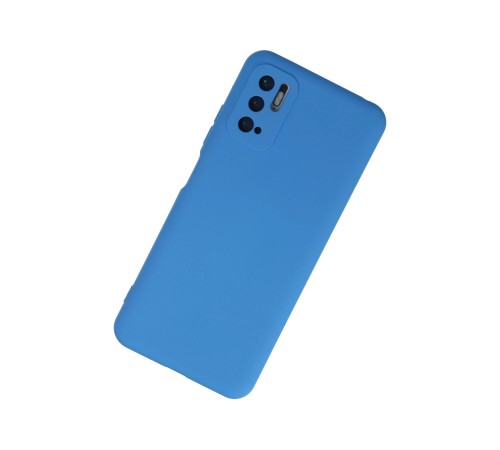 Xiaomi Redmi Note 10 5G Kılıf Nano içi Kadife Silikon - Mavi