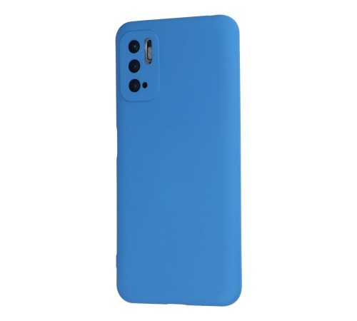 Xiaomi Redmi Note 10 5G Kılıf Nano içi Kadife Silikon - Mavi