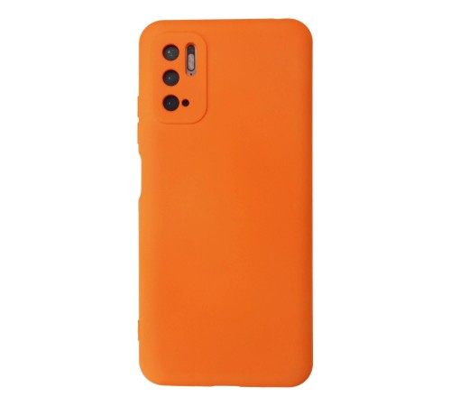 Xiaomi Redmi Note 10 5G Kılıf Nano içi Kadife Silikon - Turuncu