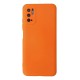 Xiaomi Redmi Note 10 5G Kılıf Nano içi Kadife Silikon - Turuncu