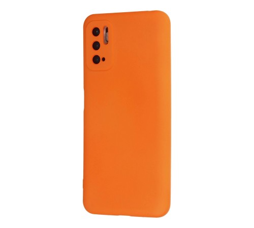 Xiaomi Redmi Note 10 5G Kılıf Nano içi Kadife Silikon - Turuncu