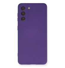 Samsung Galaxy S21 FE Kılıf Nano içi Kadife Silikon - Mor