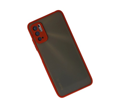 Xiaomi Redmi Note 10 5G Kılıf Montreal Silikon Kapak - Kırmızı