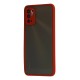 Xiaomi Redmi Note 10 5G Kılıf Montreal Silikon Kapak - Kırmızı