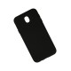 Samsung Galaxy J7 Pro / J730 Kılıf Nano içi Kadife Silikon - Siyah