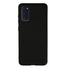 Samsung Galaxy S20 Kılıf Nano içi Kadife Silikon - Siyah