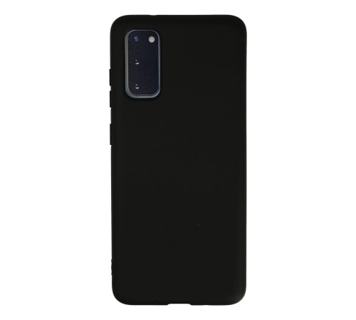 Samsung Galaxy S20 Kılıf Nano içi Kadife Silikon - Siyah Samsung Galaxy S20 Kılıf Nano içi Kadife Silikon - Siyah