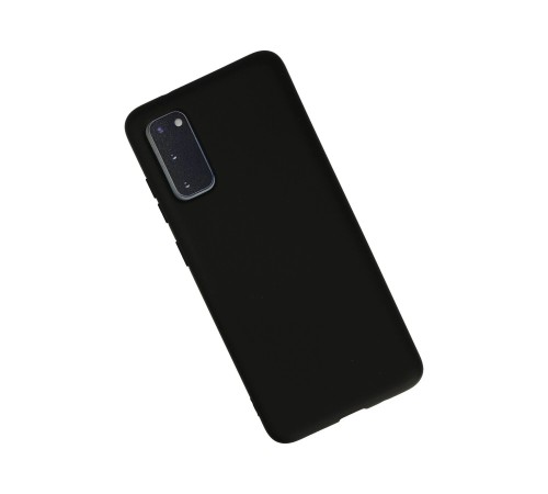 Samsung Galaxy S20 Kılıf Nano içi Kadife Silikon - Siyah Samsung Galaxy S20 Kılıf Nano içi Kadife Silikon - Siyah