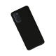 Samsung Galaxy S20 Kılıf Nano içi Kadife Silikon - Siyah
