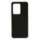 Samsung Galaxy S20 Ultra Kılıf Nano içi Kadife Silikon - Siyah