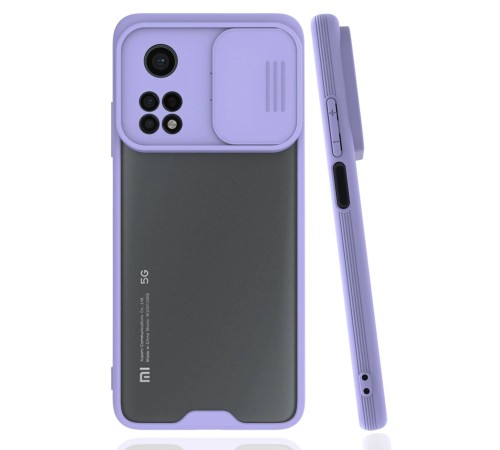 Xiaomi Mi 10T Pro Kılıf Platin Kamera Koruma Silikon - Lila Xiaomi Mi 10T Pro Kılıf Platin Kamera Koruma Silikon - Lila