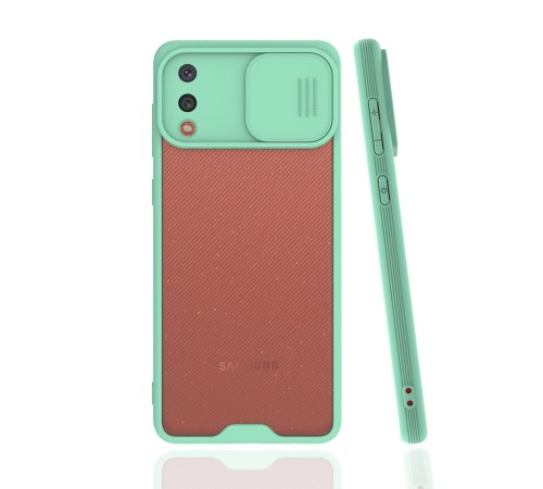Samsung Galaxy A02 Kılıf Platin Kamera Koruma Silikon - Açık Yeşil Samsung Galaxy A02 Kılıf Platin Kamera Koruma Silikon - Açık Yeşil