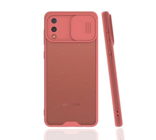 Samsung Galaxy A02 Kılıf Platin Kamera Koruma Silikon - Pembe Samsung Galaxy A02 Kılıf Platin Kamera Koruma Silikon - Pembe