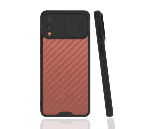 Samsung Galaxy A02 Kılıf Platin Kamera Koruma Silikon - Siyah Samsung Galaxy A02 Kılıf Platin Kamera Koruma Silikon - Siyah