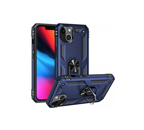 iPhone 13 Kılıf Sofya Yüzüklü Silikon Kapak - Lacivert iPhone 13 Kılıf Sofya Yüzüklü Silikon Kapak - Lacivert