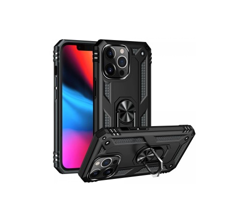 iPhone 13 Pro Kılıf Sofya Yüzüklü Silikon Kapak - Siyah iPhone 13 Pro Kılıf Sofya Yüzüklü Silikon Kapak - Siyah