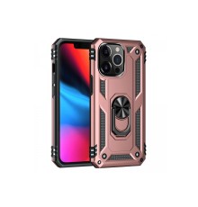 iPhone 13 Pro Kılıf Sofya Yüzüklü Silikon Kapak - Rose