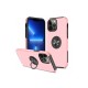 iPhone 13 Pro Kılıf Elit Yüzüklü Kapak - Pembe