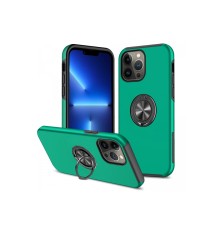 iPhone 13 Pro Kılıf Elit Yüzüklü Kapak - Yeşil