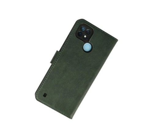 Realme C21 Kılıf Trend S Plus Kapaklı Kılıf - Yeşil Realme C21 Kılıf Trend S Plus Kapaklı Kılıf - Yeşil