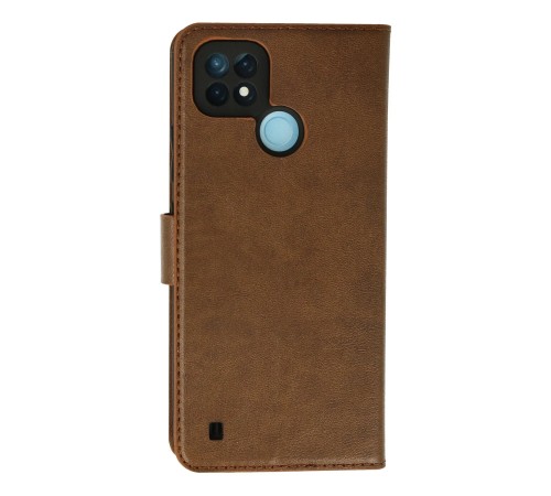 Realme C21 Kılıf Trend S Plus Kapaklı Kılıf - Taba Realme C21 Kılıf Trend S Plus Kapaklı Kılıf - Taba