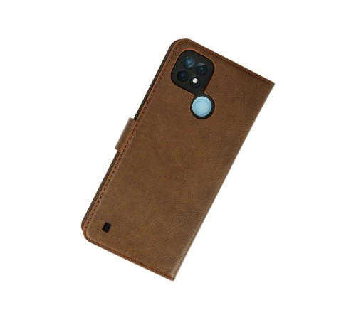 Realme C21 Kılıf Trend S Plus Kapaklı Kılıf - Taba Realme C21 Kılıf Trend S Plus Kapaklı Kılıf - Taba